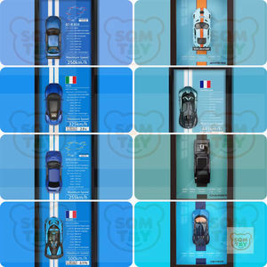 Modellino di <span class=keywords><strong>Auto</strong></span> Sportiva in Lega Metallica Versione Cornice Fotografica Simulazione 3D <span class=keywords><strong>Auto</strong></span> da Corsa - Product Image 3