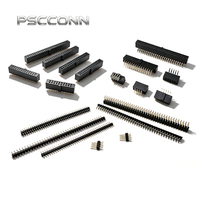 PSCCONN Connecteur de broches DIP simple rangée 2-40 broches, mâle-femelle, pas de 2,54 mm, pour connexion carte à carte (PCB)