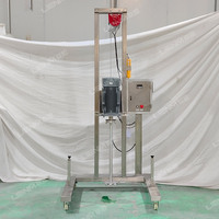 Homogénéisateur mélangeur industriel en ligne à cisaillement élevé, cuve cosmétique, émulsifiant électrique à levage automatique en acier inoxydable pour produits chimiques