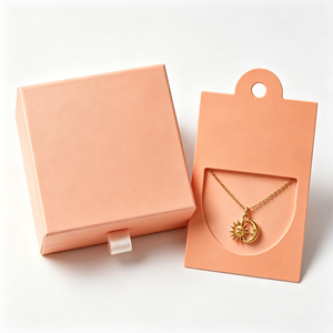 Cartes de présentation écologiques pour colliers et bagues, pour accessoires de mode et kits de rangement de bijoux - Product Image 1