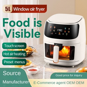 New Multifunctional Deep Oil-Free Steam <b>Air</b> <b>Fryer</b> ><b>6L</b> Stainless Steel Liner Custom Vision Manual Household French Toaster Oven - Product Image 3