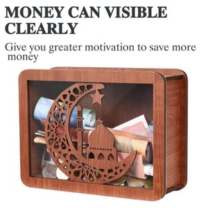 <span class=keywords><strong>Salvadanaio</strong></span> in Legno con Contatore, Design <span class=keywords><strong>Vintage</strong></span>, Vendita Calda Transfrontaliera - Product Image 5