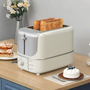 <span class=keywords><strong>Grille</strong></span>-<span class=keywords><strong>pain</strong></span> électrique multifonctionnel automatique en acier inoxydable à fente large pour petit-déjeuner, <span class=keywords><strong>grille</strong></span>-<span class=keywords><strong>pain</strong></span> <span class=keywords><strong>2</strong></span> tranches pour pains longs - Product Image 2