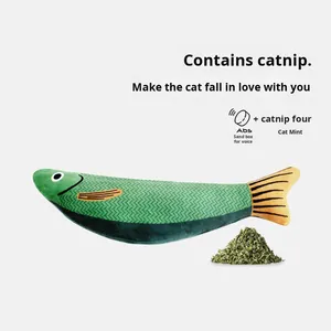 Wholesale Hot Selling Catnip Toy Resistant Plush <strong>Cat</strong> Toys Bite <strong>t</strong> Catnip Filled Cartoon <strong>Cat</strong> Teething Chew Toy for All <strong>Cats</strong> - Product Image 2