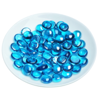 Vente Flash Perles de Verre Plates Colorées Transparentes Non-Poreuses pour Aménagement d'Aquarium Livraison Rapide