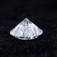 Moissanite Synthétique DEF VVS Brillant 1mm 2mm 3mm Blanc Taille Ronde Pure Diamant en Vrac