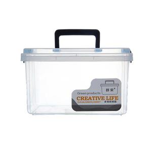 4,5L Kunststoff-Aufbewahrungsbox Hochwertige Transparente PP Stapelbare Organizer-Box mit Deckel und Verschlüssen für Küche, Zuhause, Büro, Medizin - Product Image 5