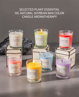 Bougie Parfumée Personnalisable en Cire de Soja Sans Fumée, en Pot, Premium Luxe, Coffret Cadeau