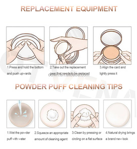 Hàn Quốc Kem che khuyết điểm make up mỹ phẩm trang điểm gương ẩm đệm không khí Lotion Foundation CC Kem - Product Image 3