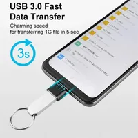 Adaptador Mini Tipo C a USB 3.0, Conector de Datos OTG USB-C Macho a Hembra para MacBook Pro, iPad Mini 6/Pro, MacBook Air, Dispositivos Tipo C