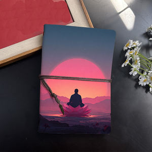 A6 bellissimo taccuino fatto a mano deve avere per gli atleti del College adatto per i registri di allenamento e le note di strategia di gioco con l'uomo Lo - Product Image 2