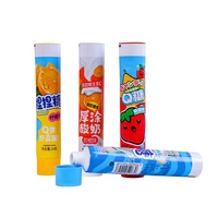 Tube de dentifrice en aluminium-plastique de 12,7-35 mm de diamètre, emballage en gros, étiquette privée, impression UV personnalisée, bouchon à vis