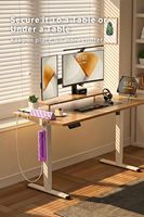 Multiprise à pince de bureau NYYTGE avec veilleuse, charge rapide 40W, cordon d'extension de 1,8 m, 4 ports USB-C, 5 prises CA, protection contre les surtensions, certifiée ETL