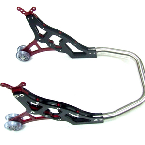 Support de roue arrière de moto en alliage d'aluminium, pour le stationnement et la réparation de mobylette - Product Image 1
