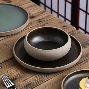 Juego de Platos de Cerámica Modernos y Creativos de Estilo Occidental, Ecológicos, con Diseño Personalizado para Filetes, Postres y Desayunos - Product Image 3
