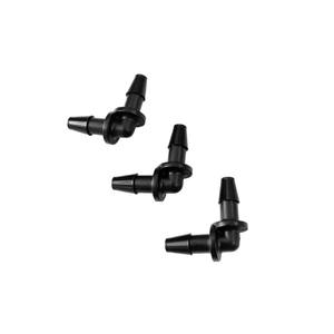 Connecteur en forme de L en nylon plastique de haute qualité, 90 degrés, diamètre égal, en caoutchouc souple, pour tuyau d'eau et de gaz, accessoire - Product Image 1