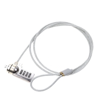 Candado de Seguridad para Portátil YH9912 - Cable de Acero Cromado de 1.8m con Combinación de Contraseña, Alta Seguridad Antirrobo para Portátiles