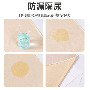 Protector de colchón impermeable Lfcare 70x90cm 80x120cm 100x150cm transpirable para adultos y cuidado de personas mayores - Product Image 2