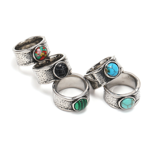 Anillos <span class=keywords><strong>Atila</strong></span> AJ-0217 de Acero Inoxidable Chapado en Oro con Forma de Animal y Piedras Preciosas para Hombre, Joyería Moderna de Estilo Hip Hop Punk para Fiestas - Product Image 3