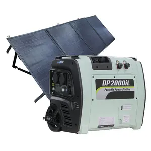 Generator tenaga surya portabel 2000w, generator tenaga surya portabel untuk penggunaan di rumah, baterai cadangan, panel surya 1000w Harga MPPT