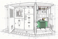 Celda de Media Tensión (MT) 15kV 25kA para Interior/Exterior, Aislada en Gas SF6, Acero Galvanizado, Distribución de Energía, Estándar IEC