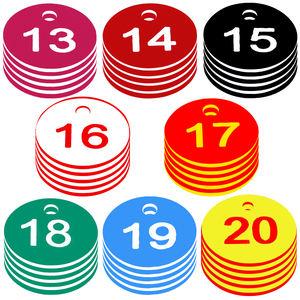 8 видов цветов с круглыми цифрами, 3,5 см - Product Image 2