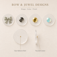 Kit d'acupression magnétique en cristal et or 24 carats pour points d'acupression colorés, certifié CE, marque privée OEM/ODM
