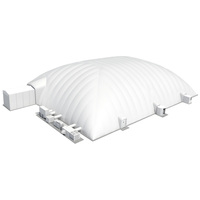 Dôme Gonflable Extérieur à Construction Rapide pour Terrains de Football Quatre Saisons, Couverture de Toit en Membrane PVF/PVDF, Dôme Pneumatique pour OEM