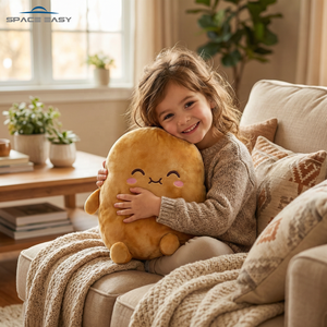 Almohada de Peluche Personalizada con Forma de Nuggets de Pollo Frito, Juguete de Peluche Adorable para Niños y Adultos, Regalos, Fabricación OEM/ODM - Product Image 4