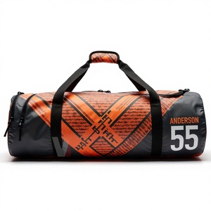 Bolsa Deportiva de Viaje y Gimnasio de Gran Capacidad con Logotipo Personalizado y Color a Elección, Compartimento para Zapatos, Nailon y Poliéster Resistentes para Exteriores - Product Image 1