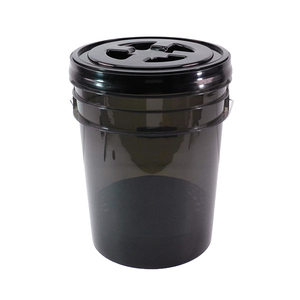 20L 5 Gallon Custom Plastic <b>Bucket</b> With Lid Handle Grid Guard Insert Plastic Car Wash Clear <b>Bucket</b> - Product Image 5