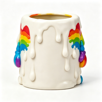 Pot à pinceaux blanc professionnel exclusif OEM, modèle en PVC écologique, caractéristiques personnalisées pour les collectionneurs, unisexe