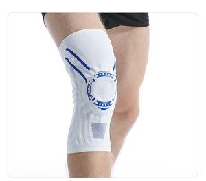 Genouillère de protection professionnelle pour le sport – Légère, respirante, en nylon/spandex, avec fermeture à cordon, idéale pour le basketball, la course à pied et soulager la douleur - Product Image 2