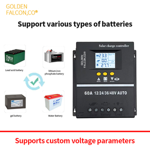 12V 24V 36V 48V MPPT thông minh tự động năng lượng mặt trời CHARGE <span class=keywords><strong>CONTROLLER</strong></span> 60A pin năng lượng mặt trời điều khiển cho năng lượng mặt trời hệ thống - Product Image 2
