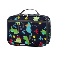 Sac isotherme pour déjeuner pour enfants de qualité alimentaire Oxford Isolé en mousse Doublure en PEVA Motif de dessin animé Poignée portable Personnalisable Adolescents