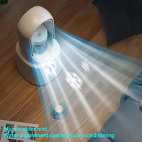 Ventilateur de refroidissement mini USB ultra silencieux sans pales, compact, pour bureau et maison