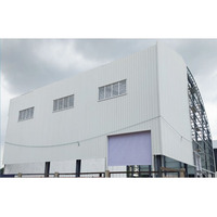Maison préfabriquée légère 25x25 m, construction rustique, structure en acier, kits barndominium, centre commercial en acier, construction d'une grange en métal
