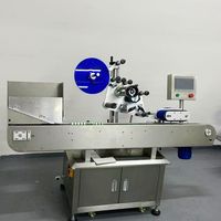 Machine d'étiquetage horizontale pour petits tubes, machine d'étiquetage automatique pour bouteilles avec alimentation automatique