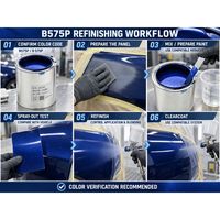Cat Semprot Ho*da Accord B575P Still Night Pearl Acrylic Pre-Mixed Automotive Refinish Paint untuk Perbaikan Panel Bodi Mobil 1L
