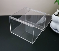 Boîte de rangement et présentoir anti-poussière en acrylique transparent sur mesure pour figurines blindées, modèles réduits de voitures, blocs de construction et objets de collection