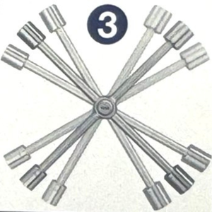 ประแจล้อรถบรรทุกขนาดใหญ่แบบพับได้เหล็กกล้าโครเมียมวานาเดียมเกรดมืออาชีพ - Product Image 6