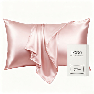 Lụa Gối Sang Trọng 100% Hữu Cơ Dâu Lụa Gối 22Mm Thêu Logo Lụa Gối Trường Hợp Tùy Chỉnh Nhãn Hiệu Riêng - Product Image 5