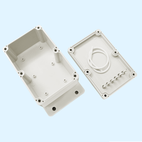 Produttori OEM ODM di Contenitori Elettronici Personalizzabili in Plastica ABS Grigio Chiaro per Esterni, Impermeabili IP65, Certificati ISO9001