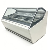 Vitrine Réfrigérée Commerciale pour Crèmes Glacées – Équipement de Réfrigération pour Comptoir de Comptoir de Vente pour Magasin de Desserts – Offre Spéciale