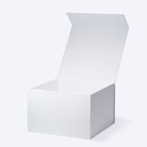 กล่องของขวัญกระดาษแข็งสีดำขนาดกลางแบบพับได้ 28 ซม. สั่งทำพิเศษ - Product Image 4