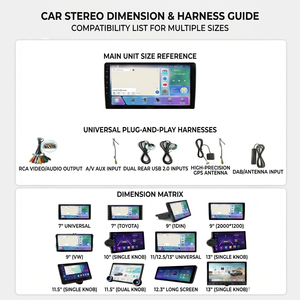 <span class=keywords><strong>Autoradio</strong></span> Android N3 9 pouces 11,5 pouces à bouton unique, 4 Go de RAM, 64 Go de ROM, Android 10.0, CarPlay, <span class=keywords><strong>GPS</strong></span>, DSP, IATF16949, LODARK Factory - Product Image 2