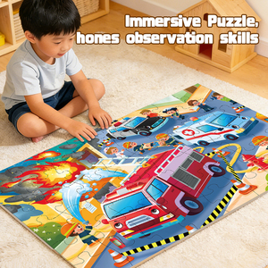 Puzzles éducatifs personnalisés pour enfants, jouet de <span class=keywords><strong>puzzle</strong></span> de <span class=keywords><strong>48</strong></span> pièces, véhicules, jouets de <span class=keywords><strong>puzzle</strong></span> pour enfants - Product Image 3