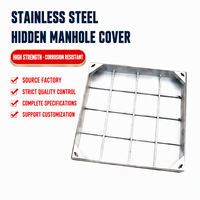 Plaque de couverture en acier inoxydable durable antirouille, évier à grande capacité pour drainage municipal extérieur
