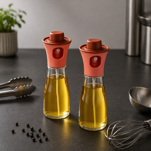 Botella de Vidrio para Rociar Aceite de Cocina de 200 ml y 300 ml, Botella Rociadora de Aceite de Oliva para Accesorios de Cocina - Product Image 3