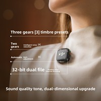 Microphone Lavalier DJW Avancé Mini Sans Fil Type C en Plastique avec Suppression du Bruit pour Interviews, Streaming en Direct et Vlogs